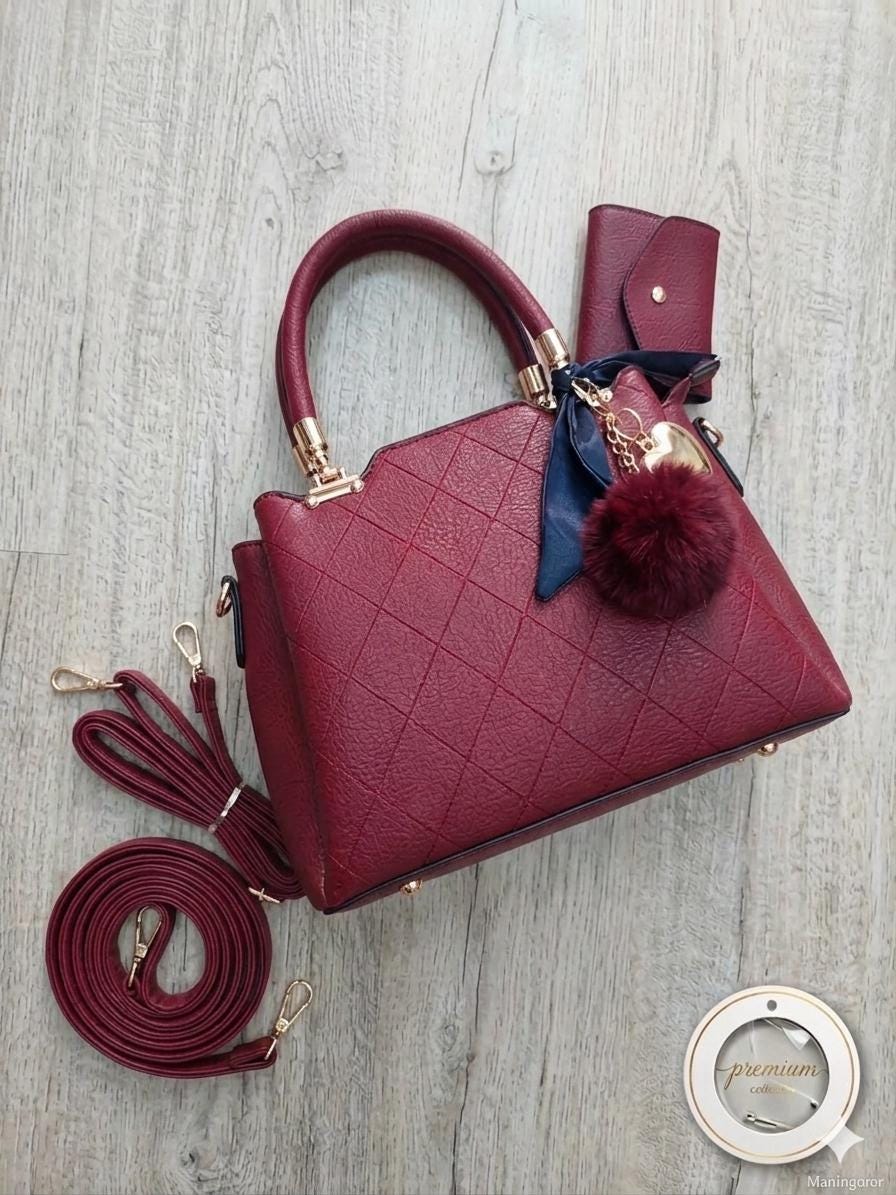 Lace & Luxe large leather tote handbag with shoulder strap, spacious everyday fashion purse in brown leather.