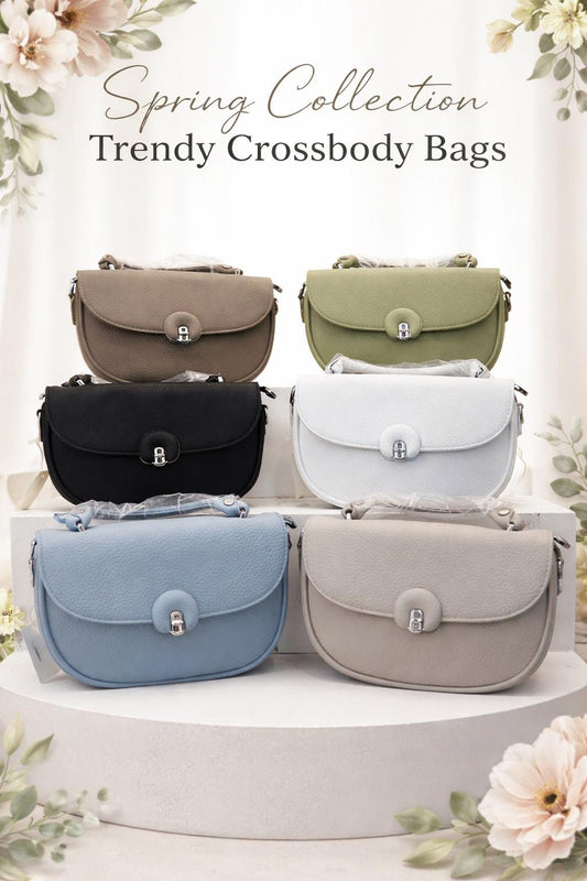Lace & Luxe small leather crossbody purse with adjustable strap, women's shoulder handbag, stylish and versatile for everyday use.