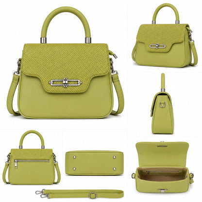 Women’s Structured Handbag – Elegant Top Handle Shoulder Bag