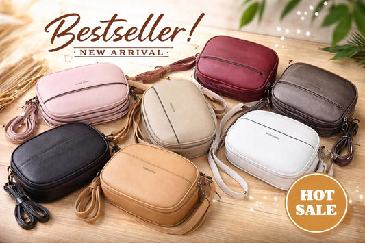 Lace & Luxe crossbody bag with multiple compartments, shown in black, featuring adjustable strap and organized interior for everyday use.