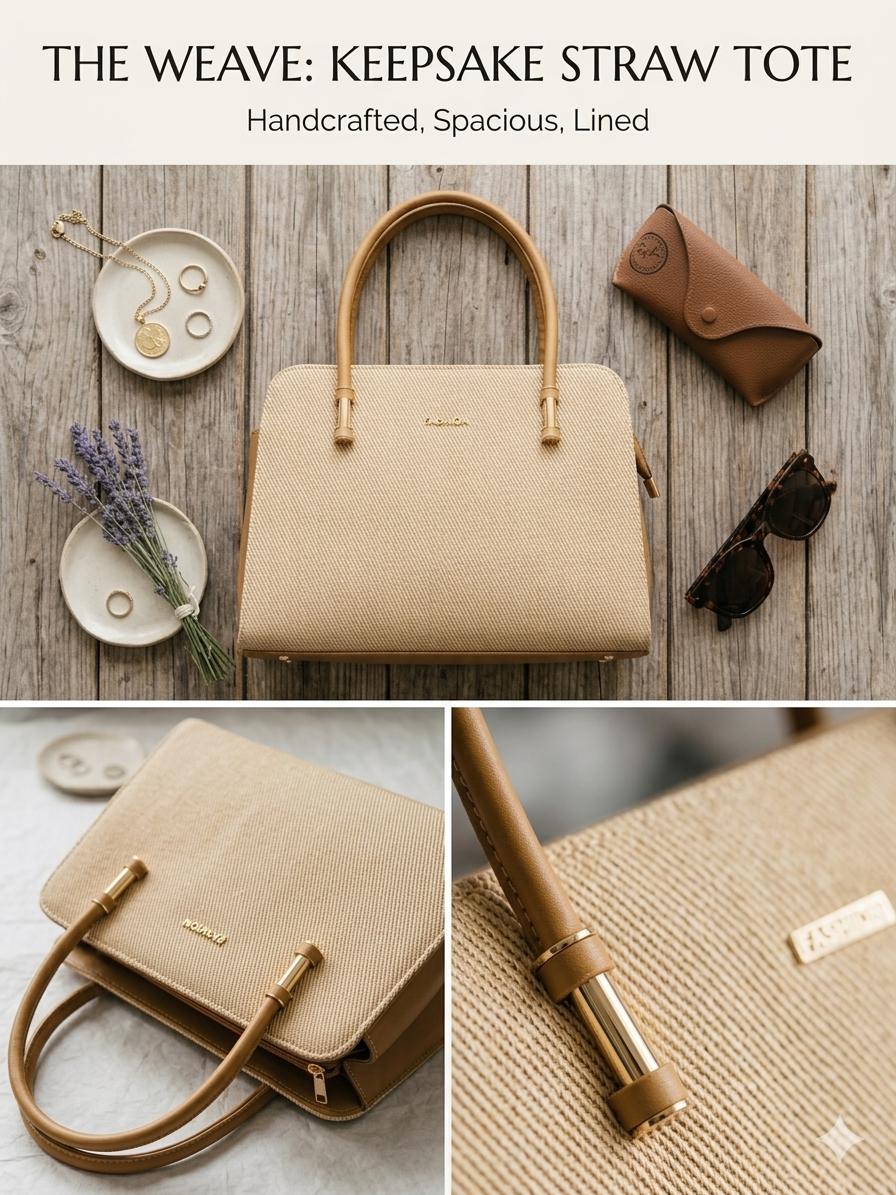 Lace & Luxe tote handbag, everyday shoulder bag in neutral color, with spacious interior and sturdy shoulder strap.