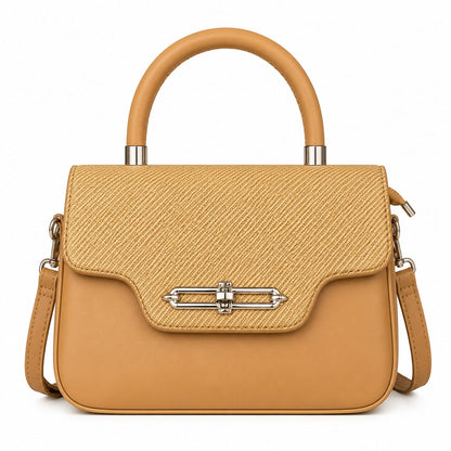 Women’s Structured Handbag – Elegant Top Handle Shoulder Bag