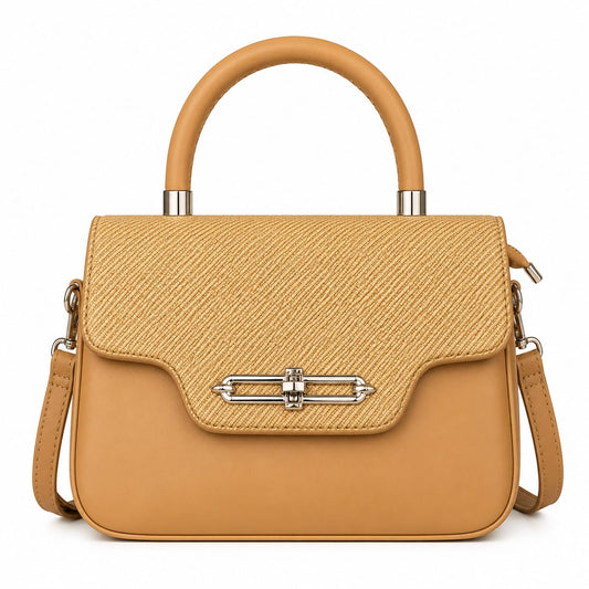 Women’s Structured Handbag – Elegant Top Handle Shoulder Bag