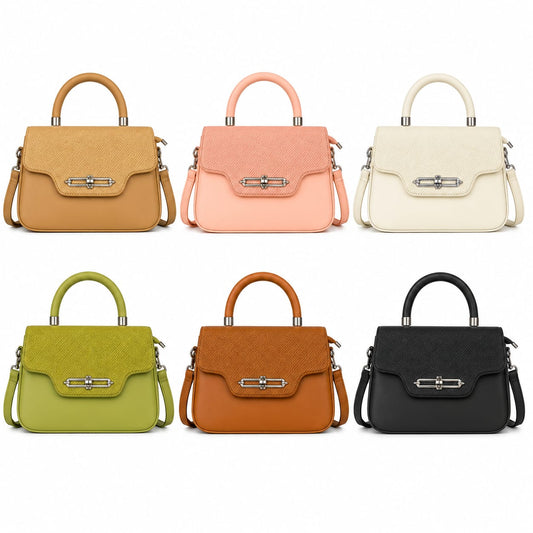Women’s Structured Handbag – Elegant Top Handle Shoulder Bag