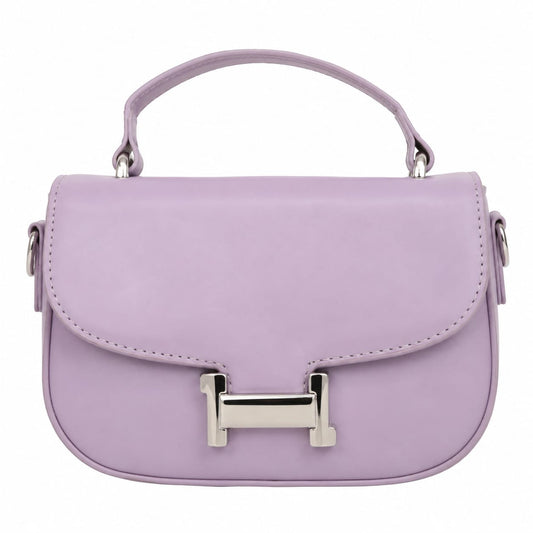Mini Saddle Crossbody Bag with Buckle | Lace & Luxe