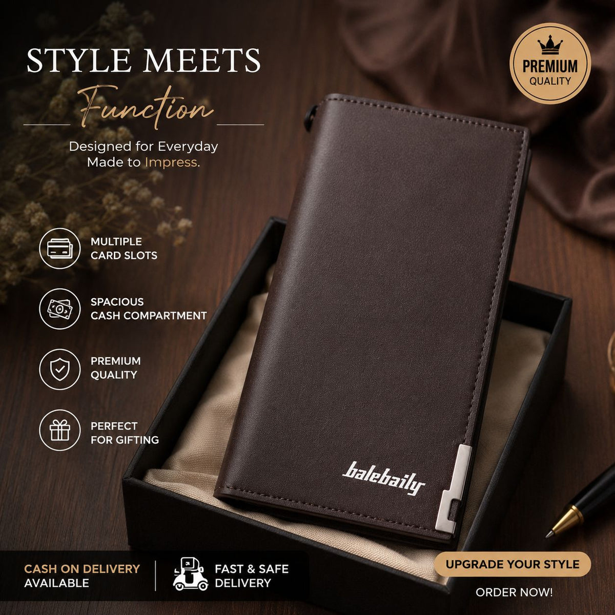 Luxury Quilted Women’s Wallet | Elegant PU Leather Wallet with Multiple Card & Cash Slots - Lace & Luxe