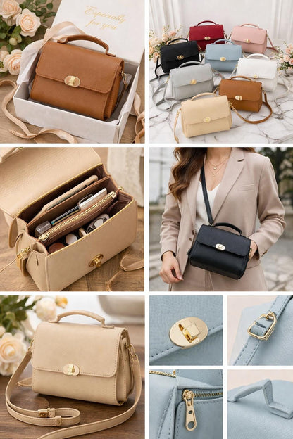 Lace & Luxe vegan leather tote bag with minimalist design, large size, shoulder strap, suitable for work or laptop carrying.